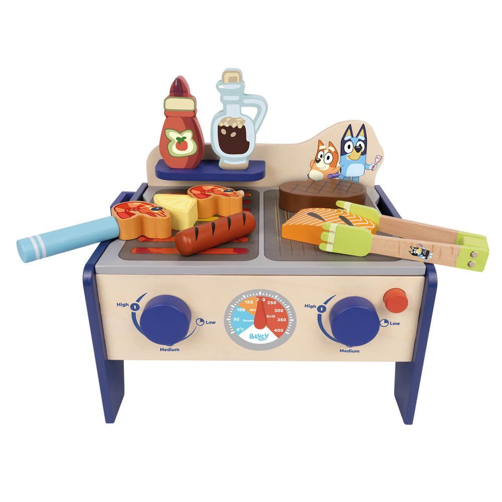Bluey - Wooden BBQ & Salad Set