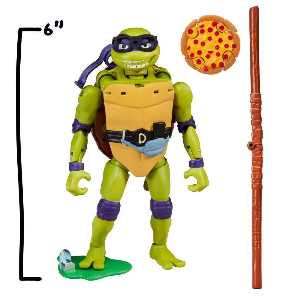 Teenage Mutant Ninja Turtles Mutations Deluxe 6" Figure - Donatello