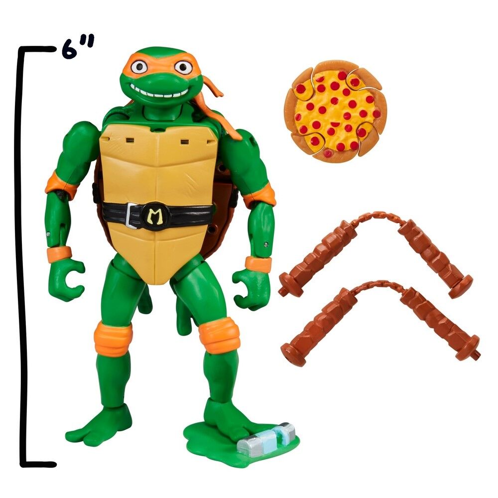 Teenage Mutant Ninja Turtles Mutations Deluxe 6" Figure - Michelangelo
