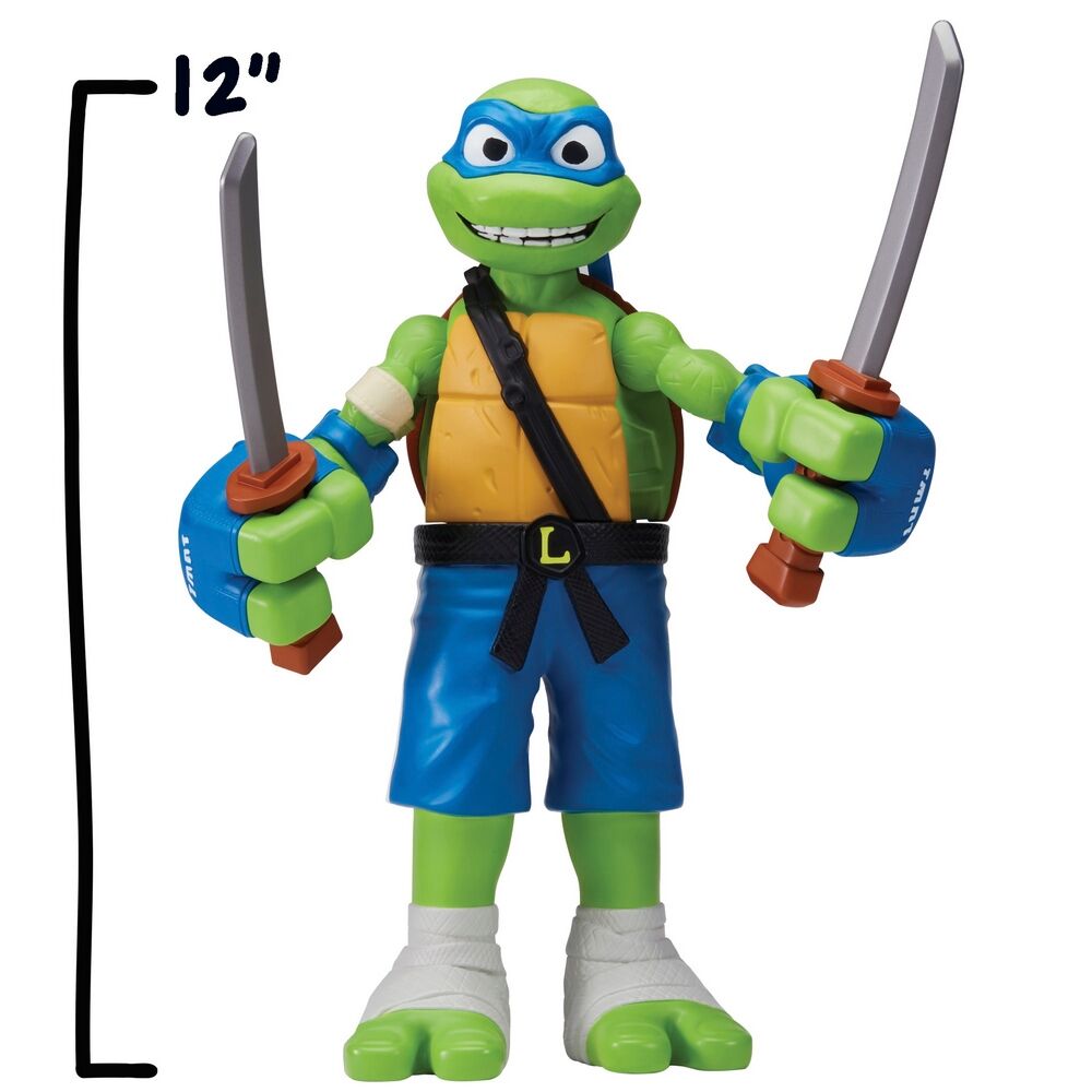 TMNT TV 12'' Roll and Punch Figure Leonardo