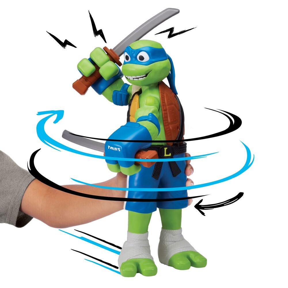 TMNT TV 12'' Roll and Punch Figure Leonardo