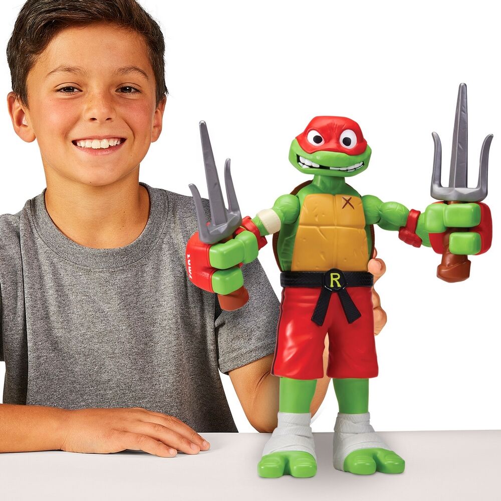 TMNT TV 12'' Roll and Punch Figure Raphael