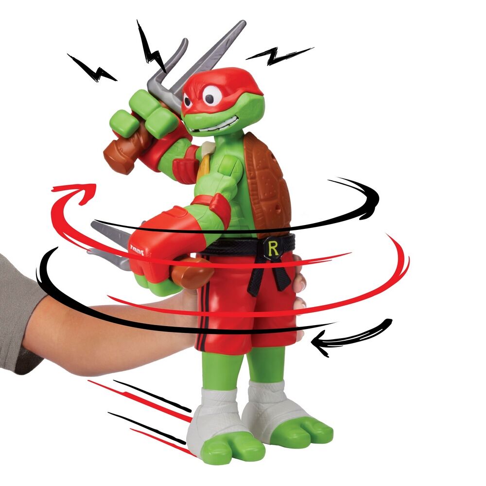 TMNT TV 12'' Roll and Punch Figure Raphael