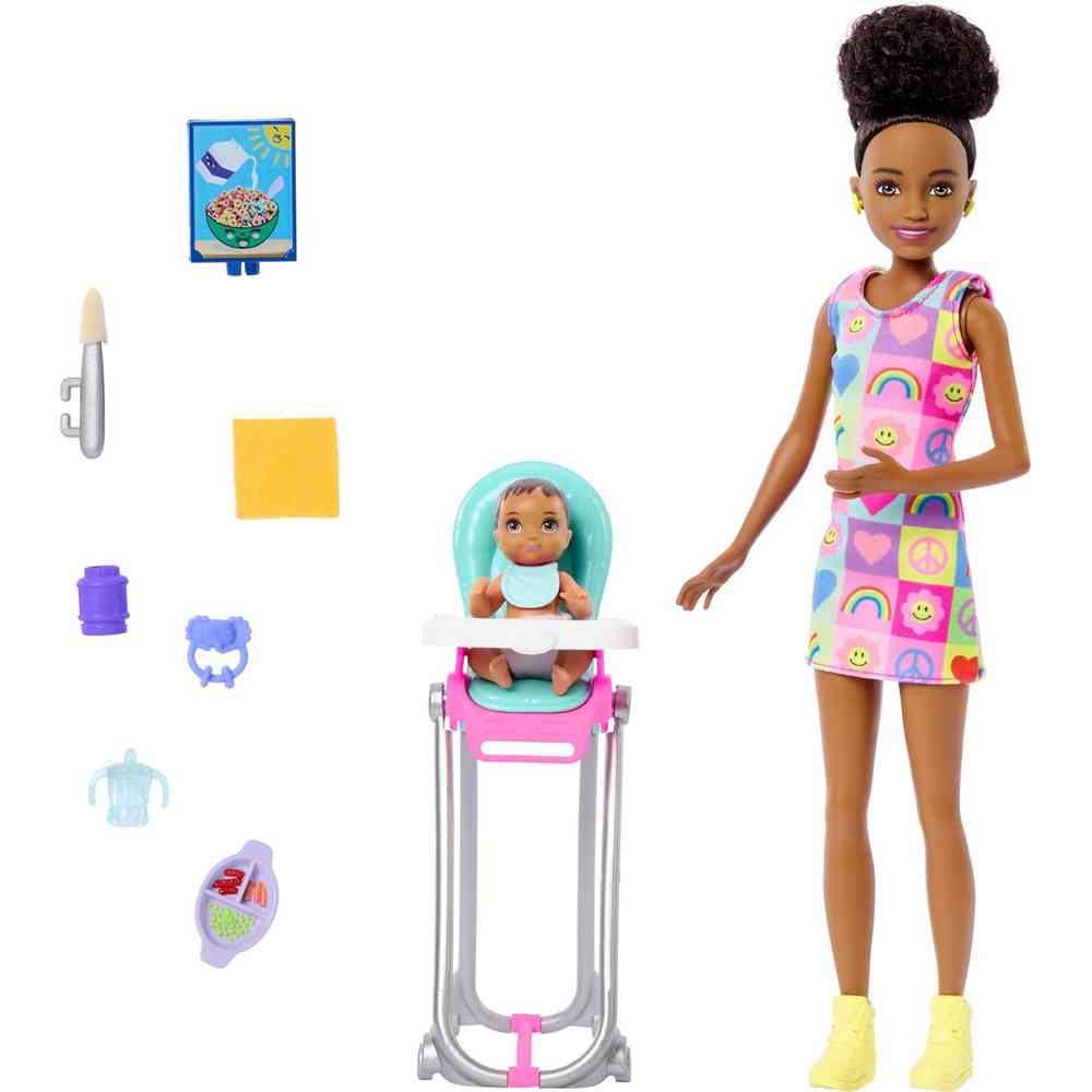 Barbie Skipper Babysitters Inc Dolls & Playset - Brunette