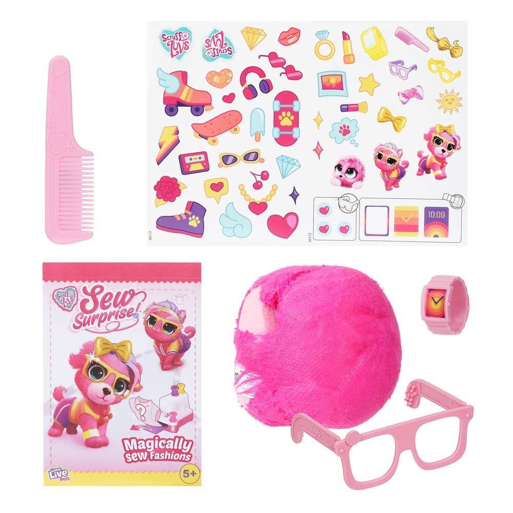 Little Live Pets Scruff-A-Luv Sew Surprise Pink