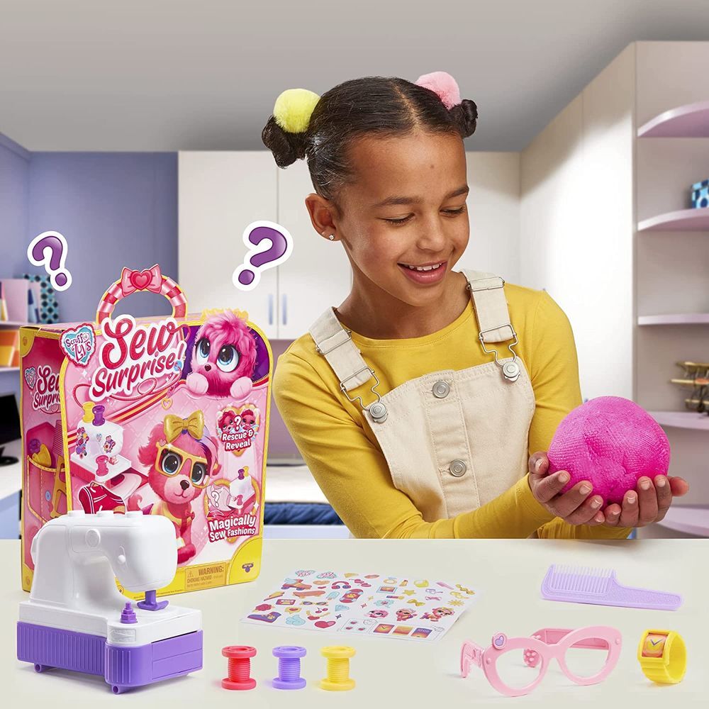 Little Live Pets Scruff-A-Luv Sew Surprise Pink