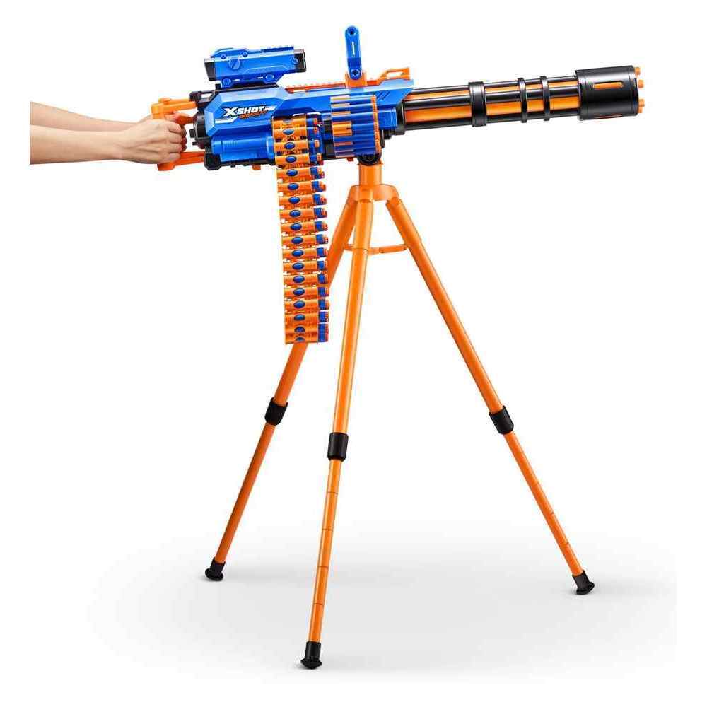 Zuru X-SHOT Motorised Gatling Blaster & Tripod Includes 72 Darts