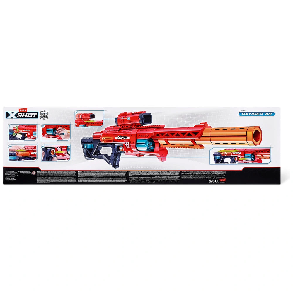 Zuru X-SHOT Ranger X8 With 24 Darts