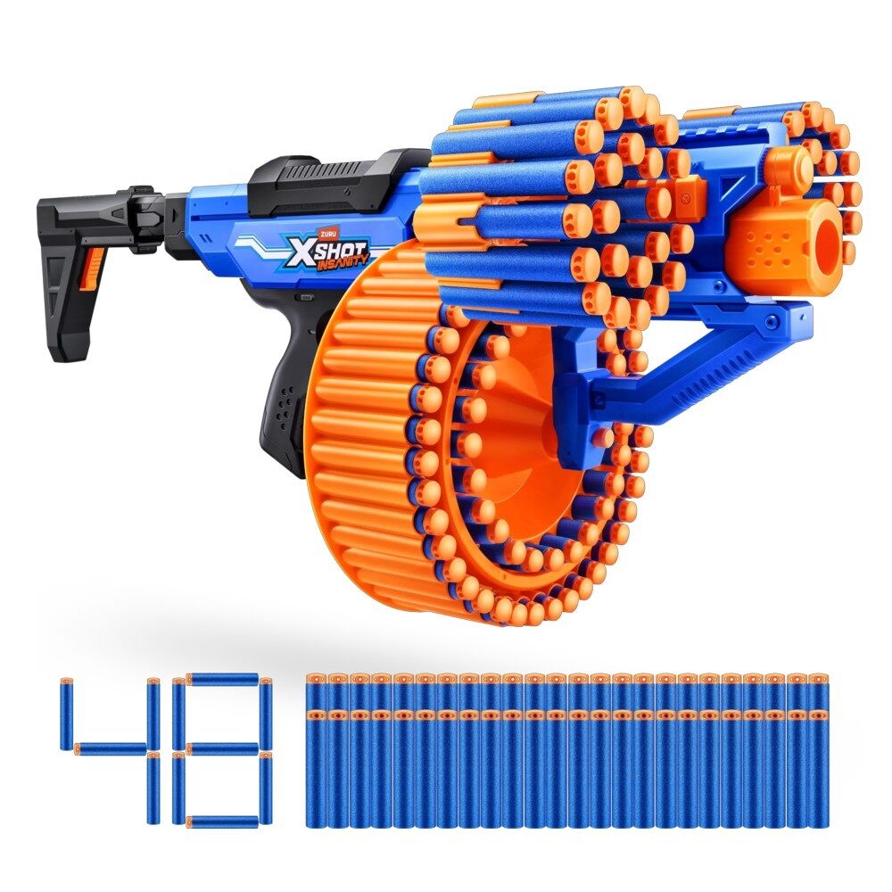 ZURU X-Shot Insanity Blitz Hammer with 48 Darts
