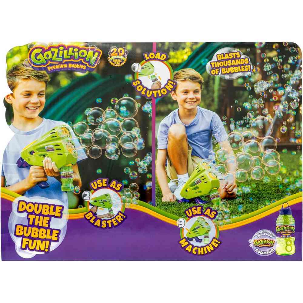 Gazillion Premium Bubbles Double Bubble Blaster