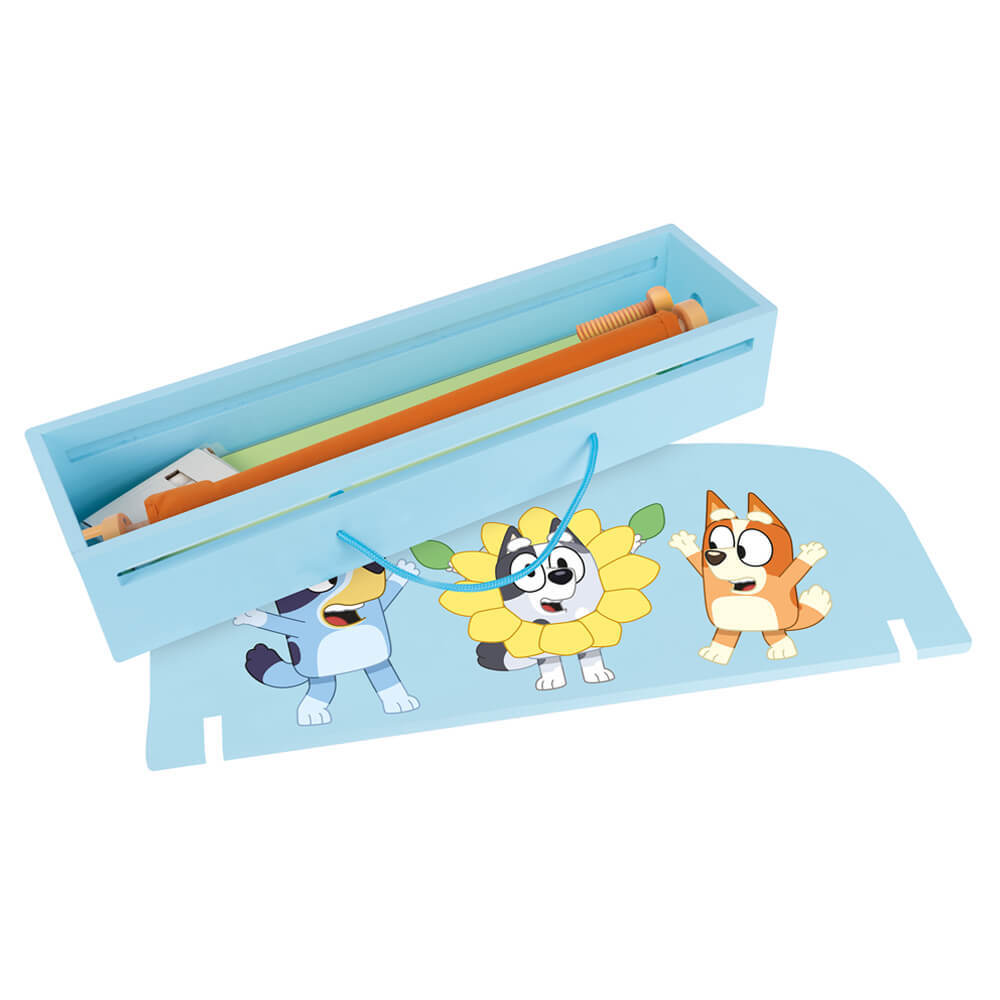 Bluey - Wooden Tabletop Puppet Theatre