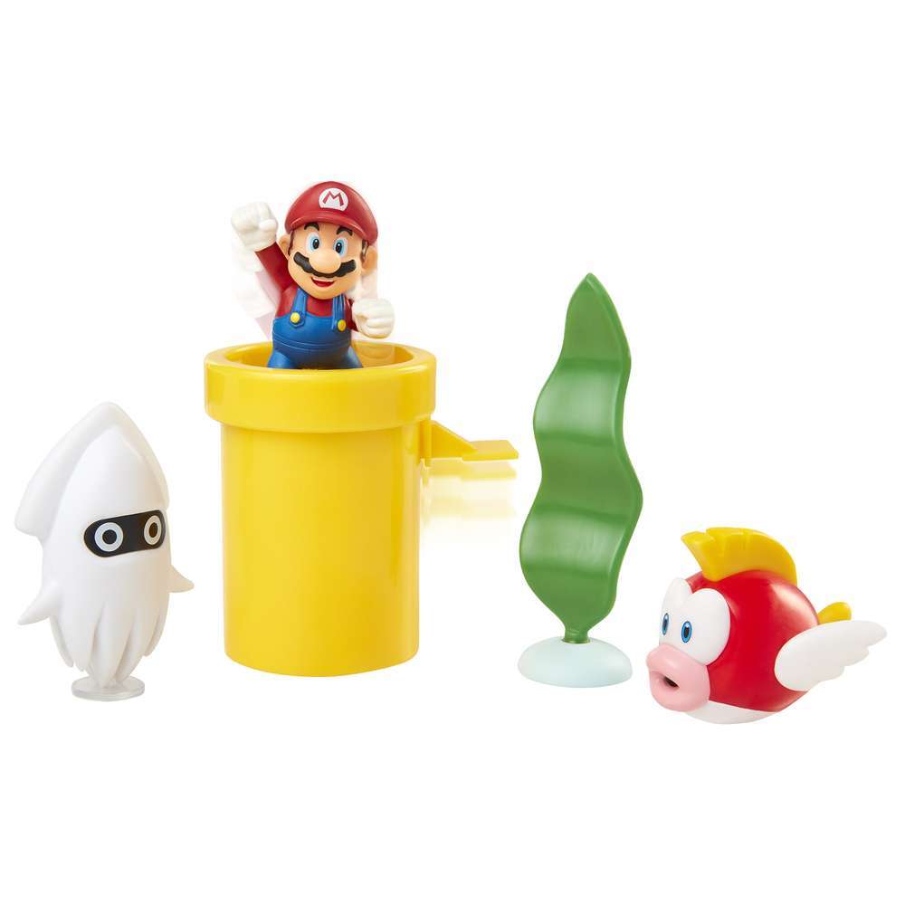 World of Nintendo Super Mario - Underwater Diorama Set