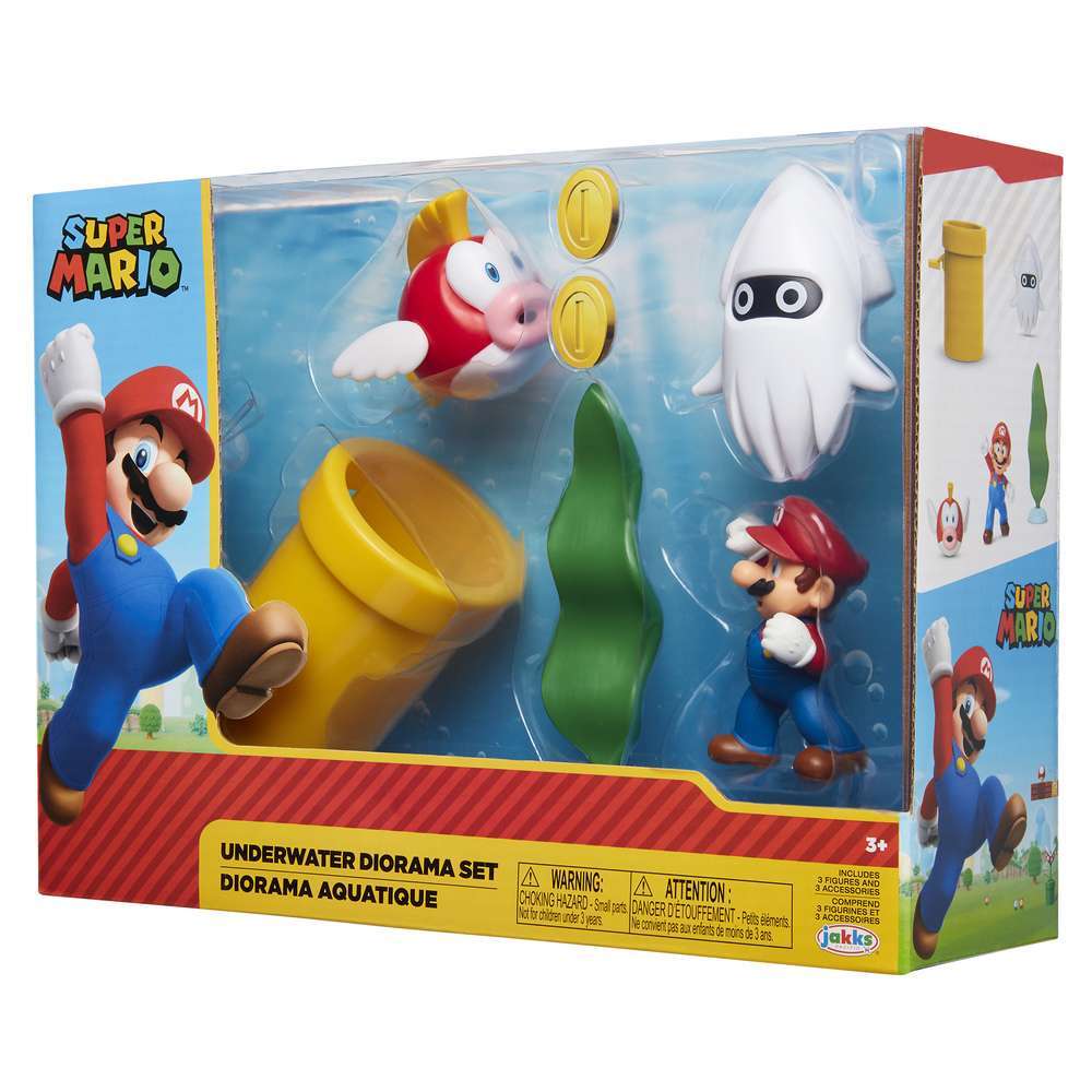 World of Nintendo Super Mario - Underwater Diorama Set