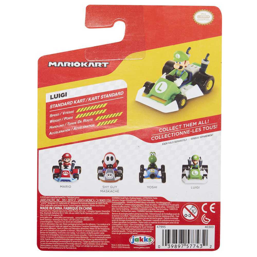 World Of Nintendo Mario Kart Racers - Luigi Standard Kart
