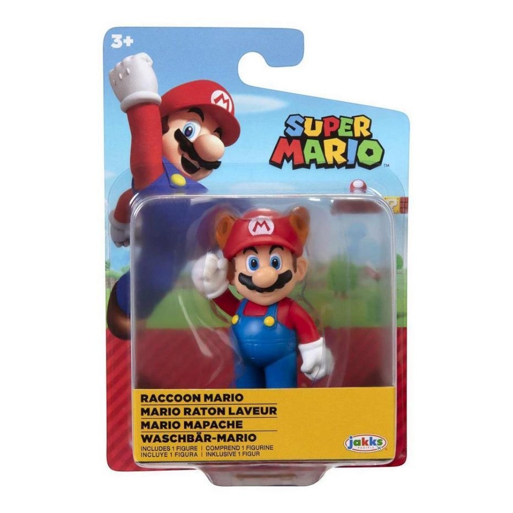 Nintendo Super Mario Raccoon Mario Mini Figure