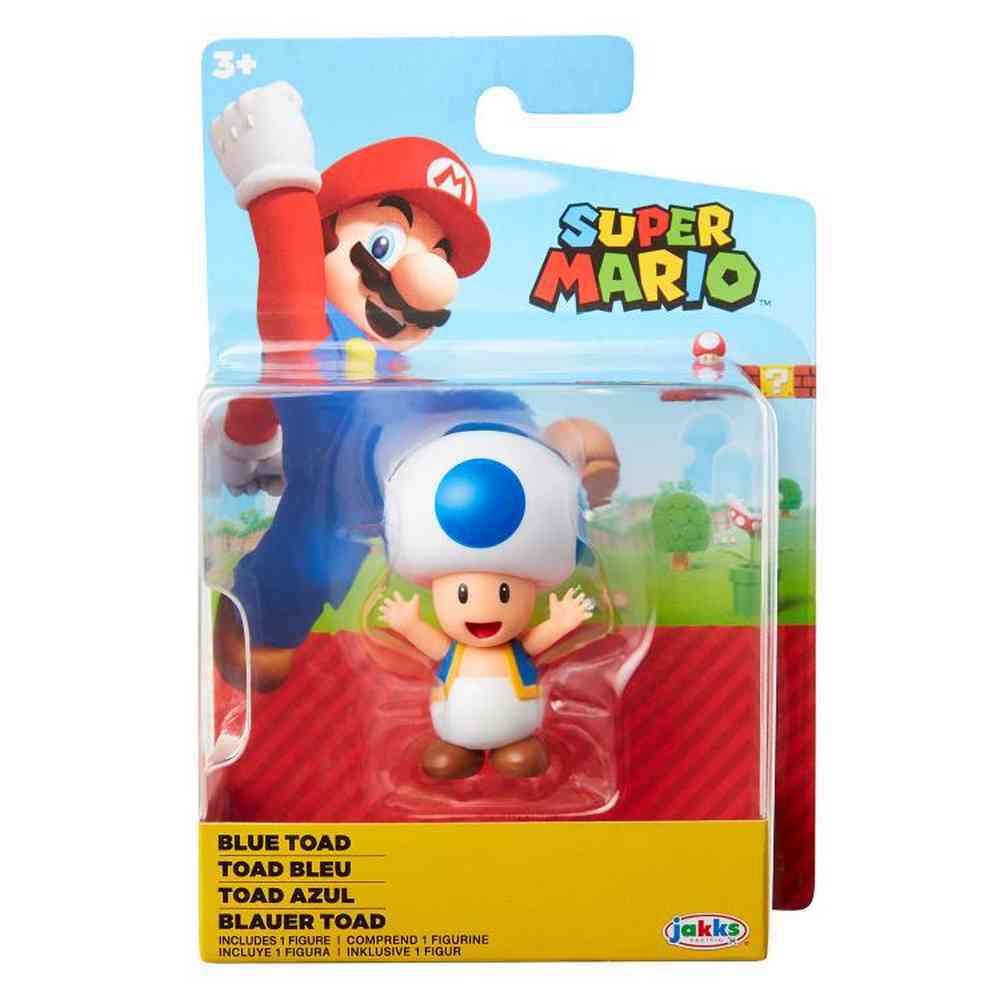 Super Mario Mini Figure - Blue Toad