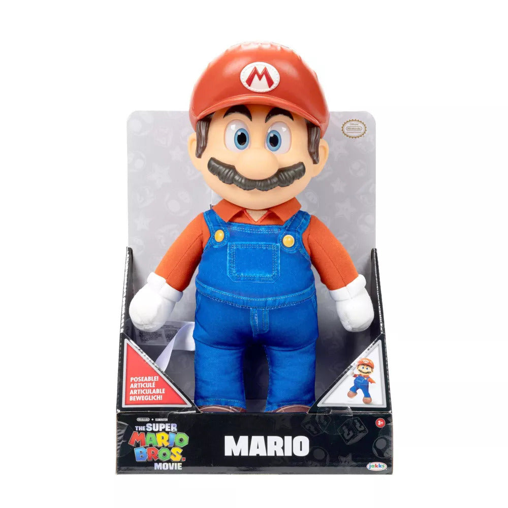 The Super Mario Bros Movie Poseable Plush - Mario