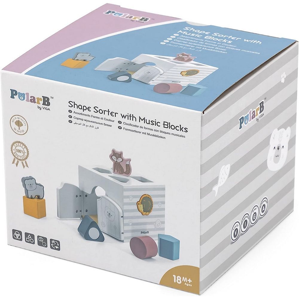 PolarB - Shape Sorter With Music Blocks