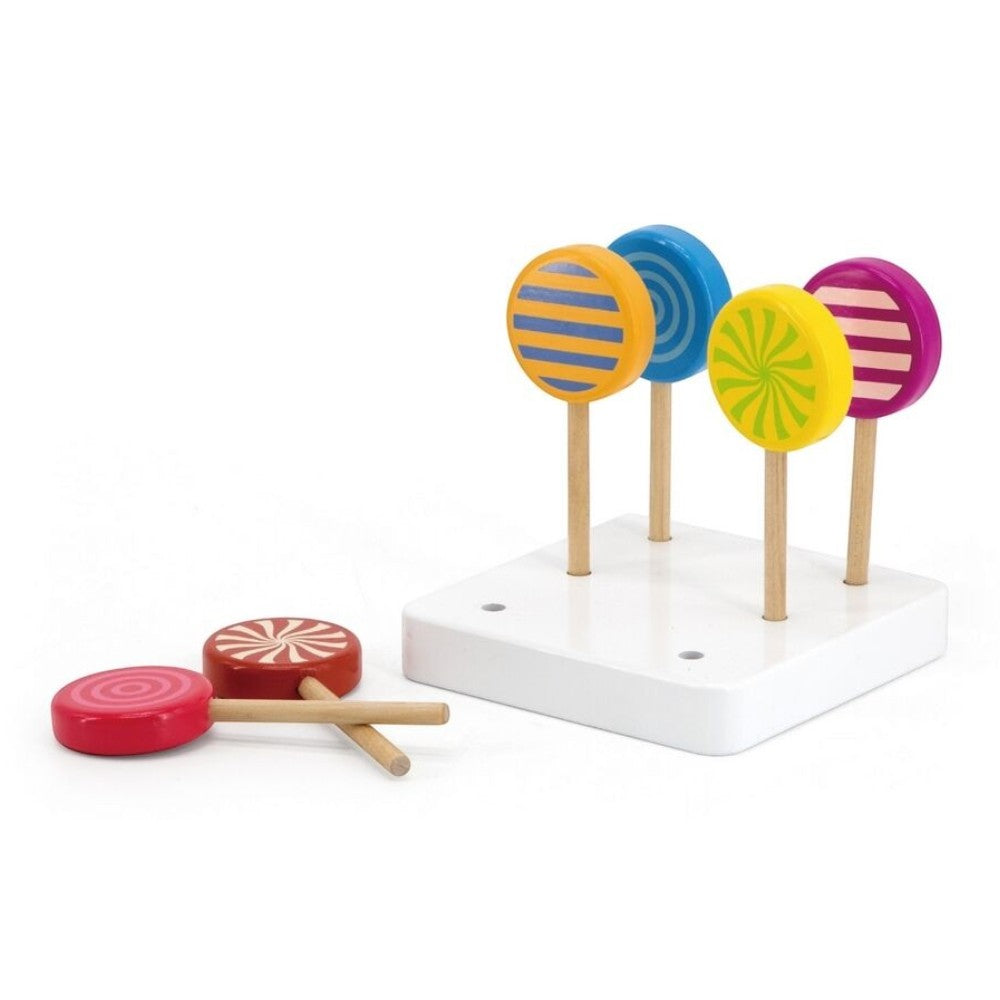 Wooden Lollipop 6pcs Set