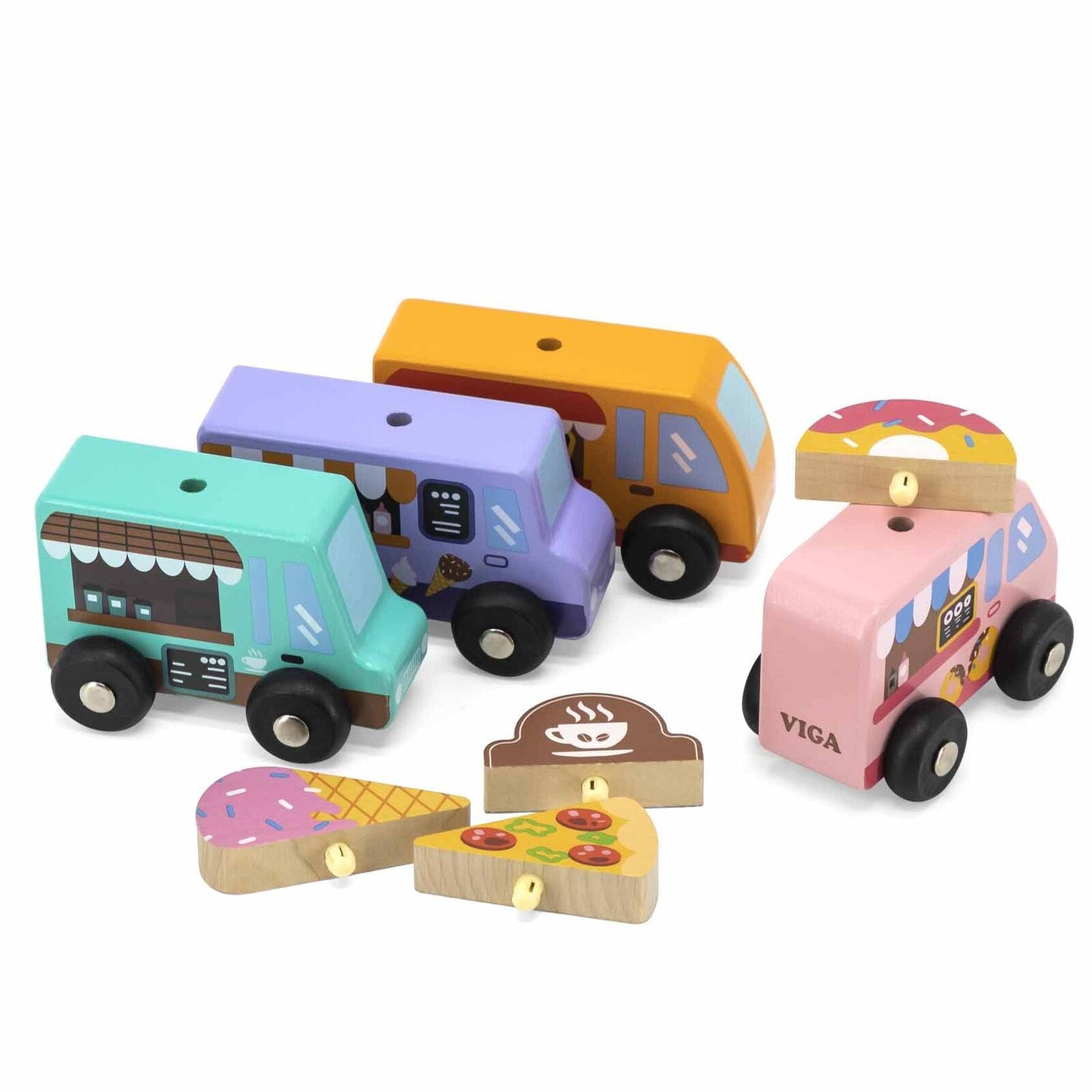 Wooden Dessert Food Trucks