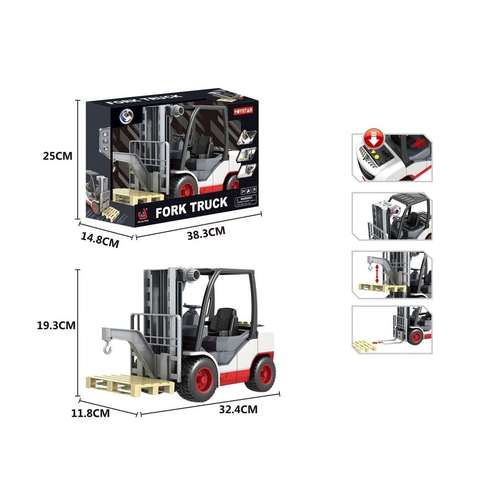 Forklift 30cm with Accessories Lights & Sounds