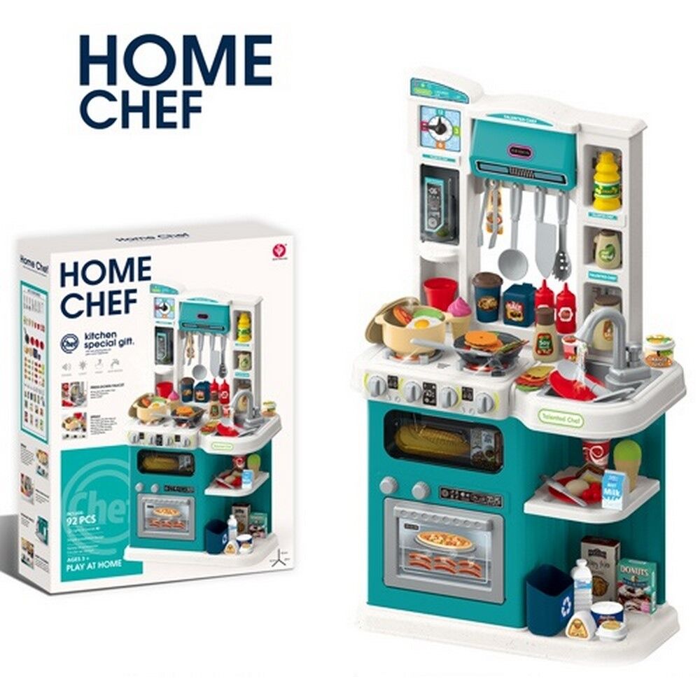 Home Chef Kitchen Special Gift Playset 92pcs with Lights and Sounds