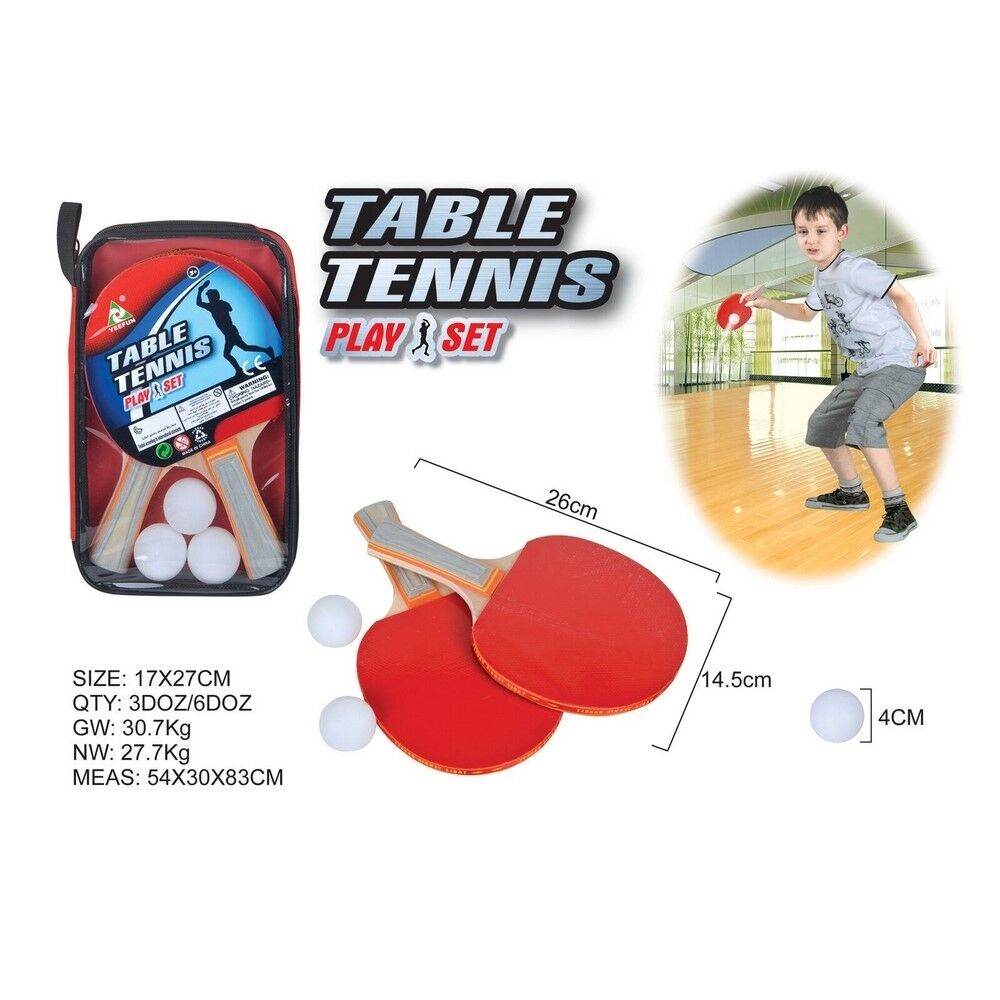 Table Tennis Two Player with 3 Ball Set
