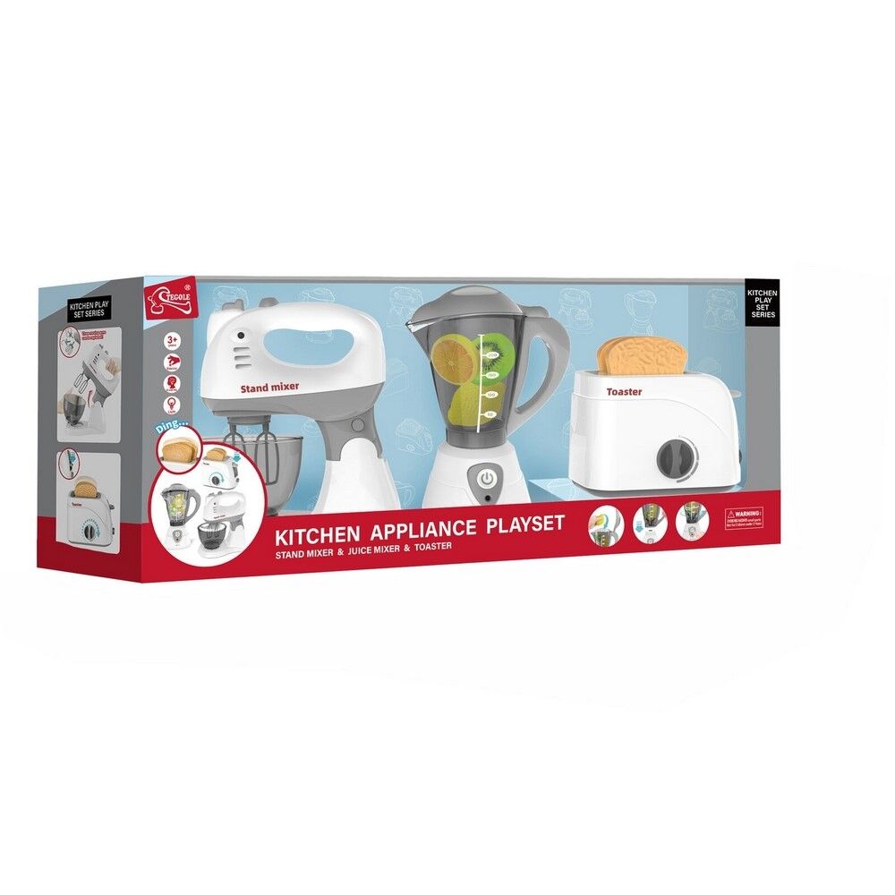 Kitchen Appliance Playset - Mixer/Juicer/Toaster