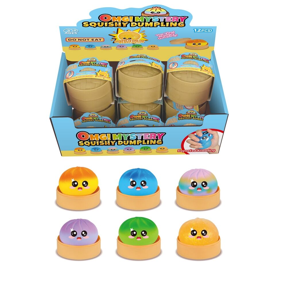 Squishy Mystery Rainbow Dumpling 8.5cm Randomly Selected