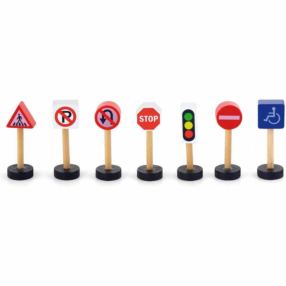 Viga Wooden - Traffic Signs (7 pack)