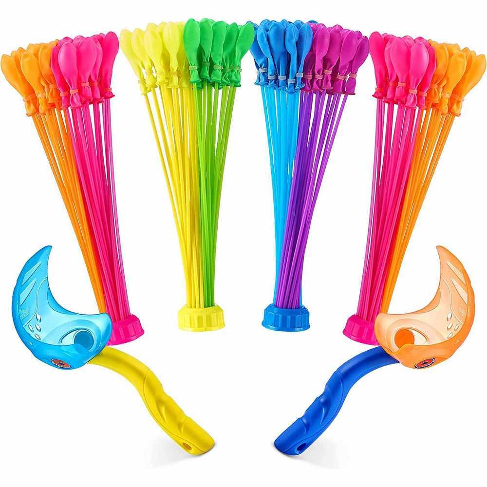 Bunch O Balloons Tropical Party Dual Launchers 4pk 130+ Balloons