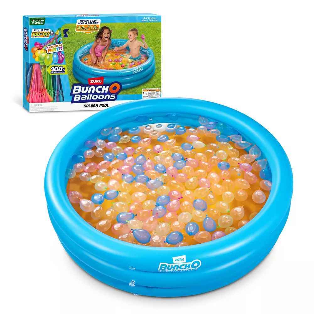 Zuru Bunch O Balloons Splash Pool with 100 Tropical Party Water Balloons