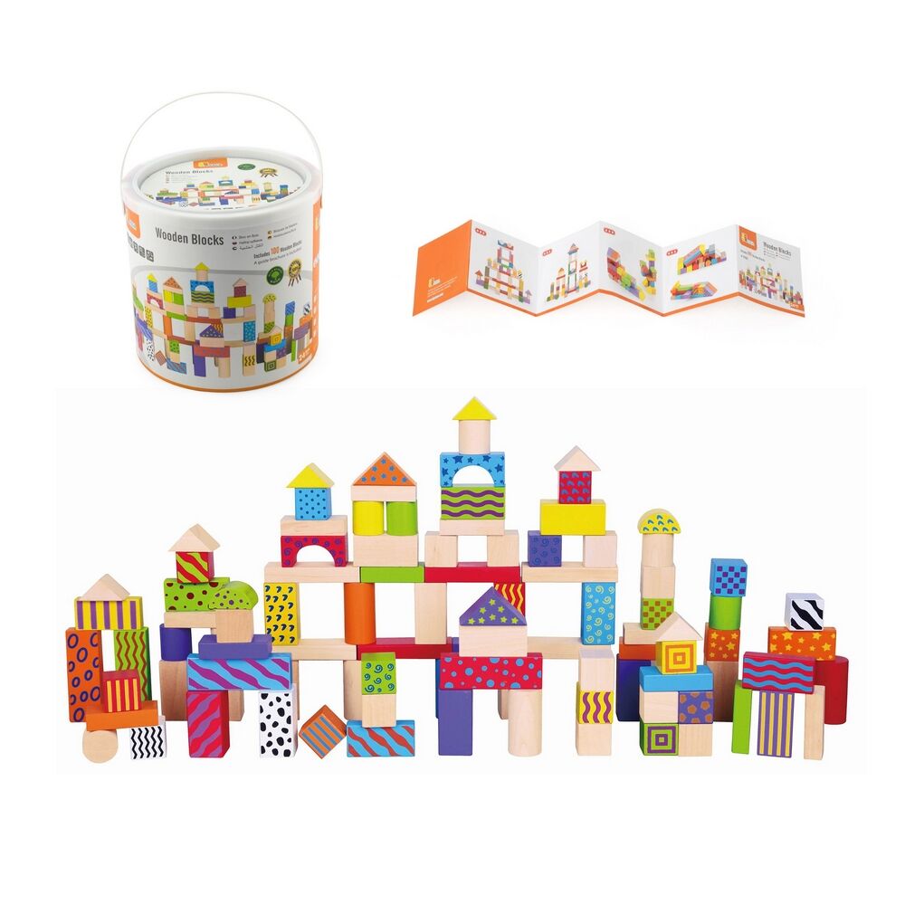 Wooden Blocks 100pcs