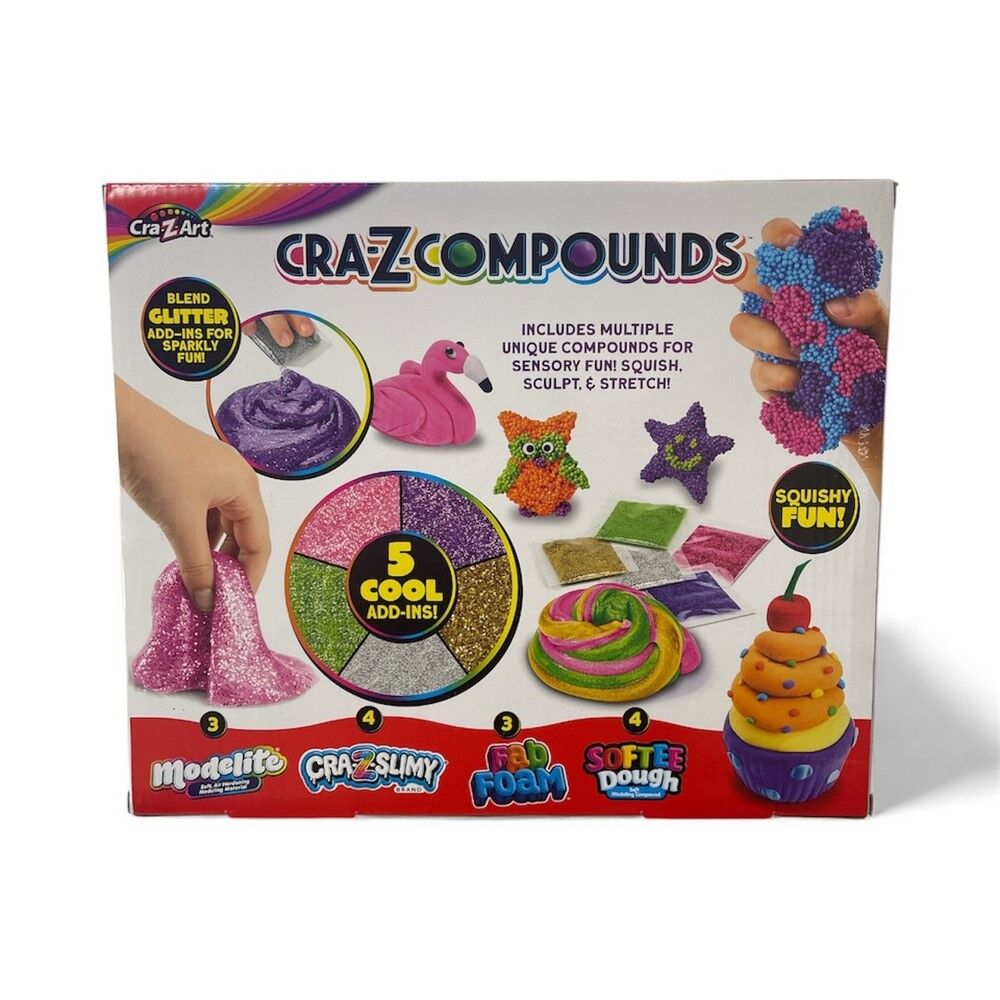 Cra-Z-Art Compounds Squishy Sensations 4-Compound Slime Multi Pack