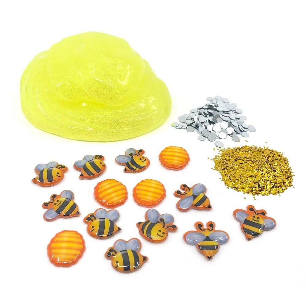 CRA-Z-SLIMY FUN DOME TOPPER JARS PDQ ASST - HONEY BEE SLIMY