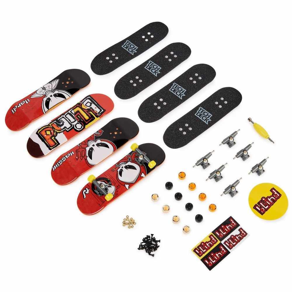 Tech Deck Ultra DLX 4 Pack Fingerboards - Blind