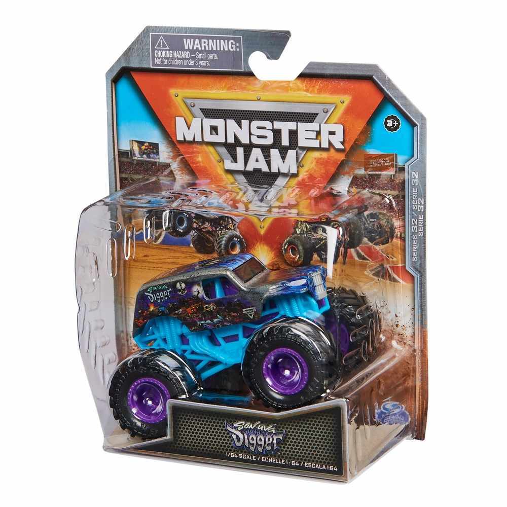 Monster Jam 1:64 Series 32 - Son Uva Digger (Steel Reveal)