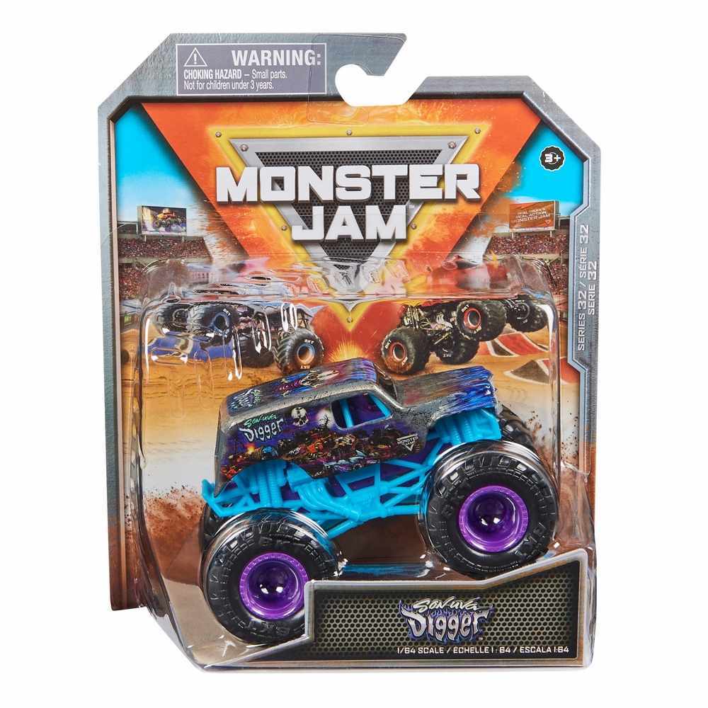 Monster Jam 1:64 Series 32 - Son Uva Digger (Steel Reveal)