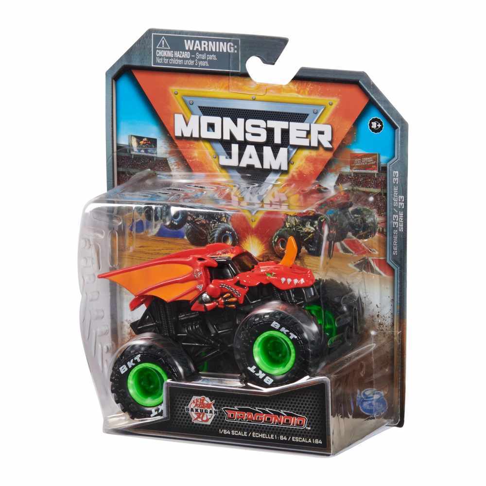 Monster Jam 1:64 Series 33 - Bakugan Dragonoid (Legacy Trucks)