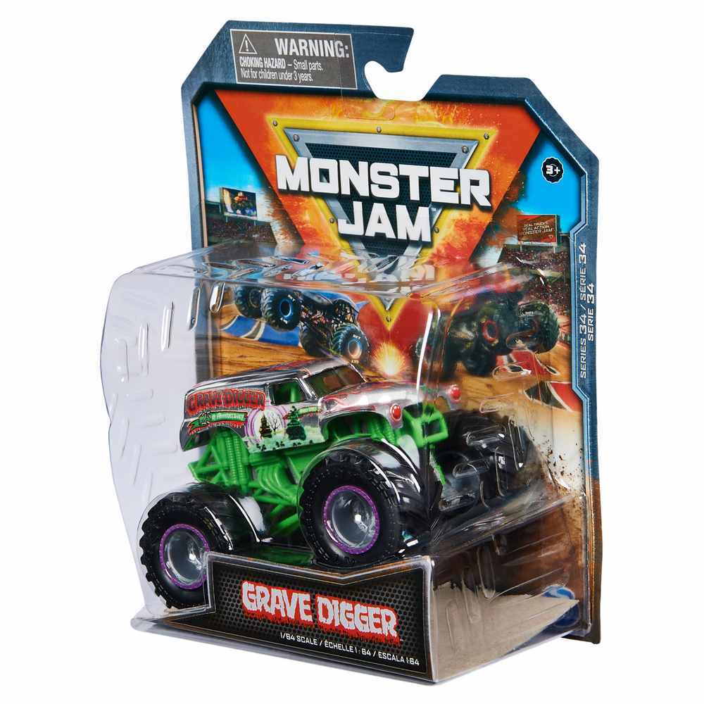 Monster Jam 1:64 Series 34 - Grave Digger (25th Anniversary Truck)