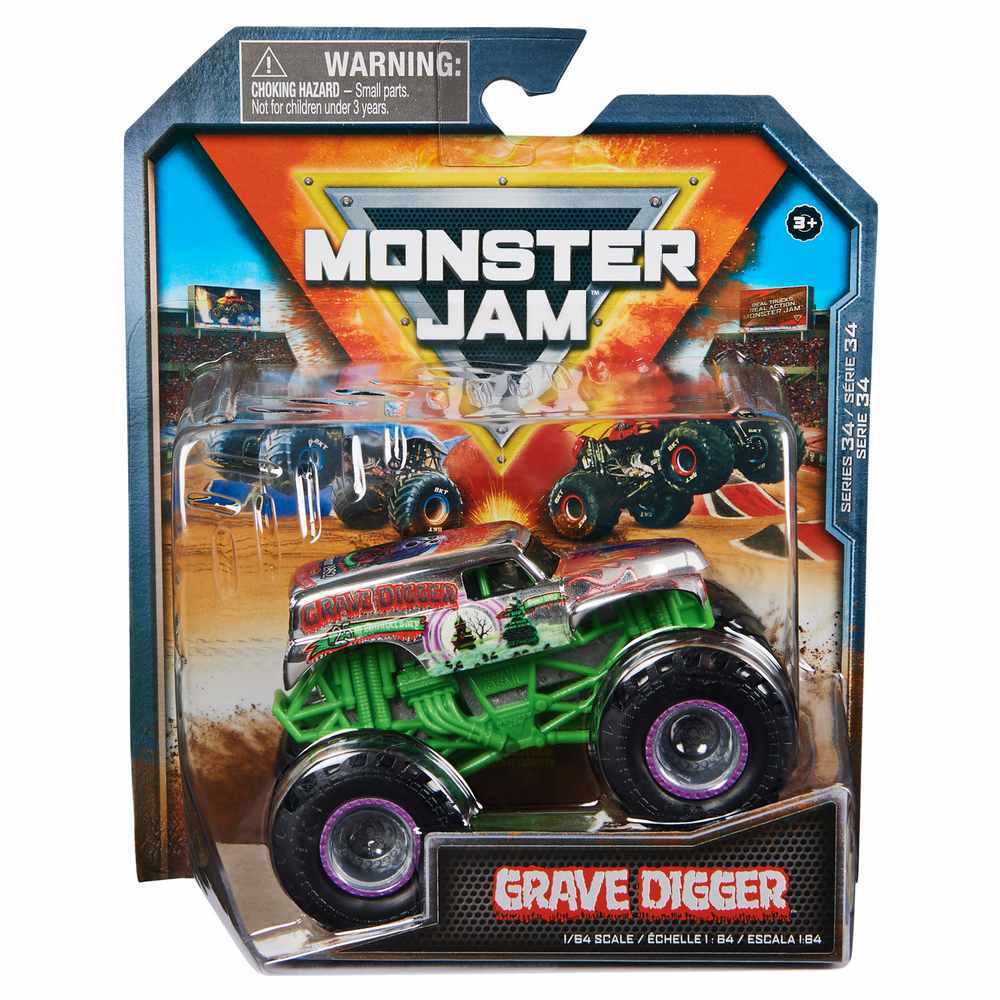 Monster Jam 1:64 Series 34 - Grave Digger (25th Anniversary Truck)