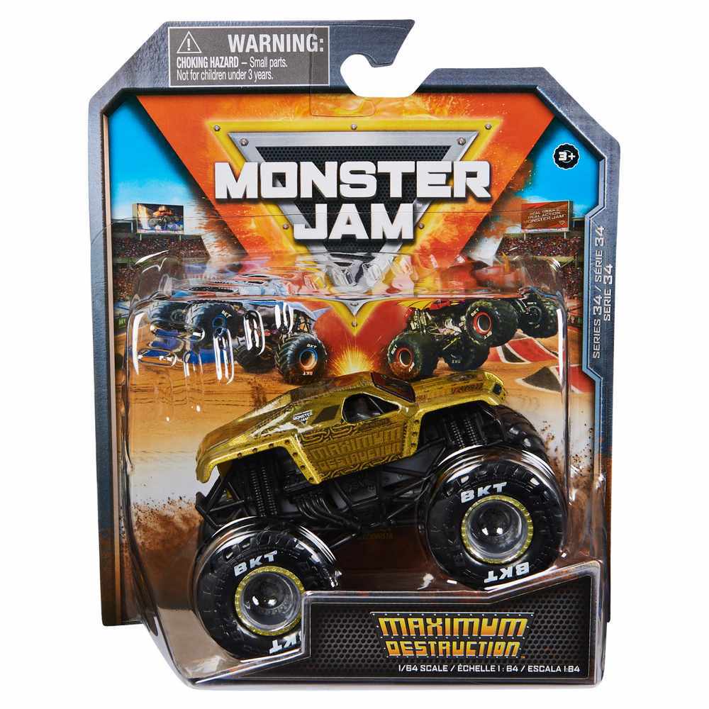 Monster Jam 1:64 Series 34 - Max D (Gold Spiked Body)