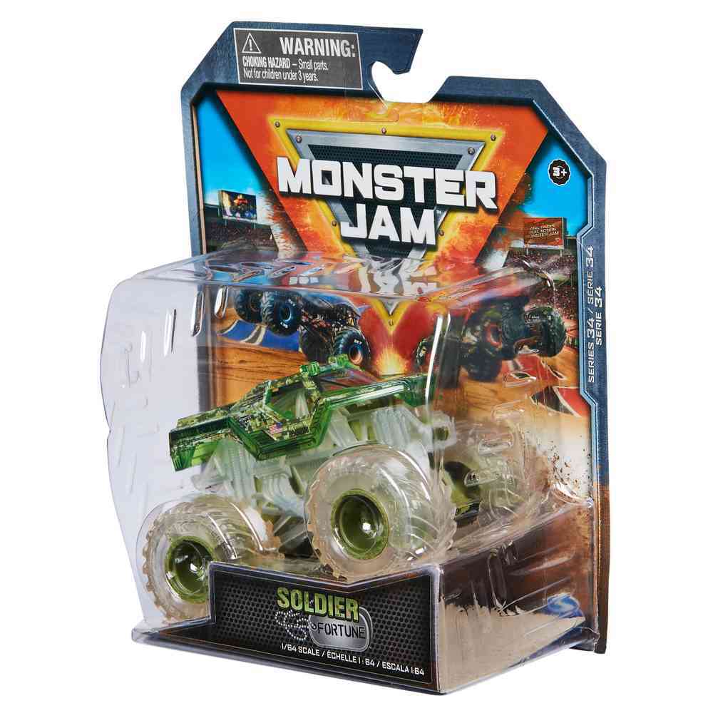 Monster Jam 1:64 Series 34 -  Soldier Fortune (Ghost Crew)