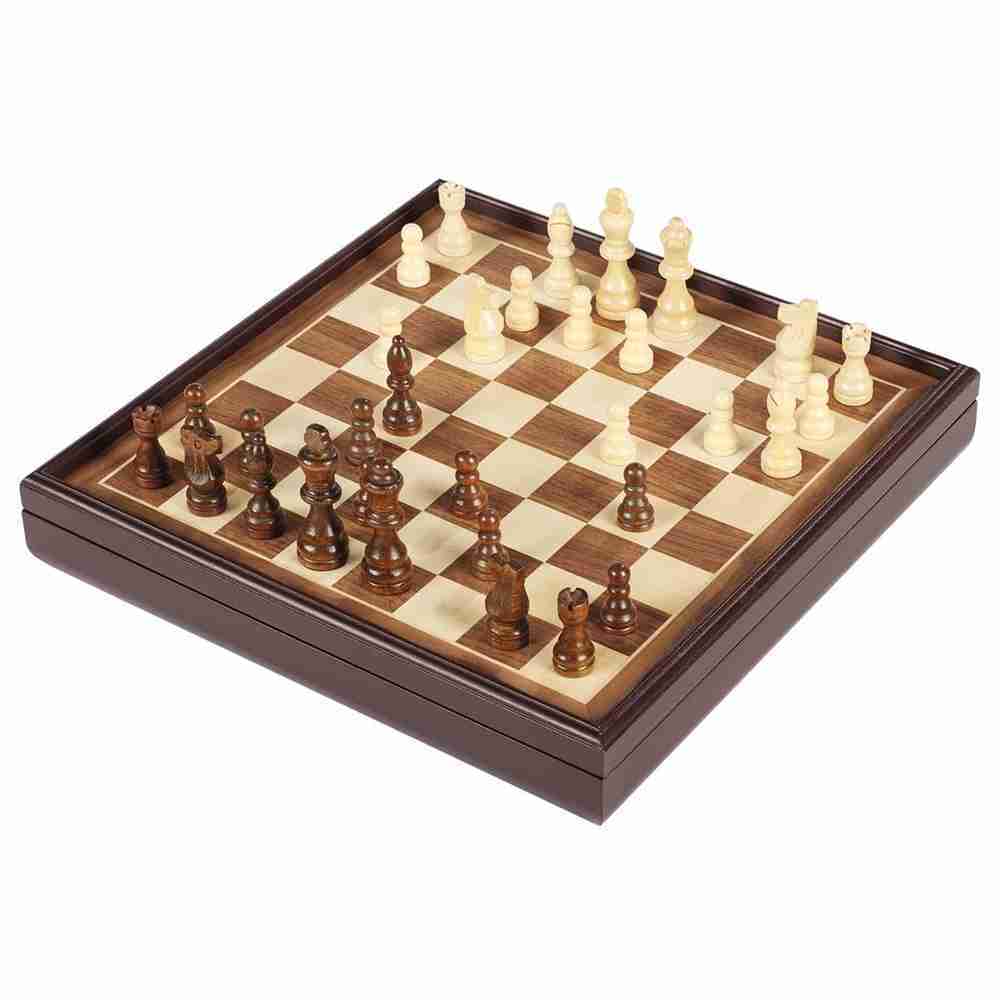 Deluxe Chess & Checker Set