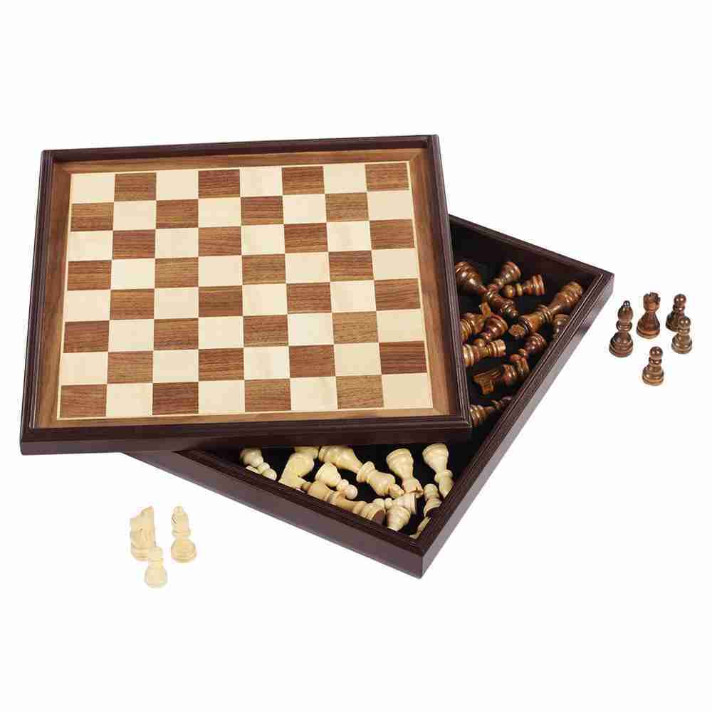 Deluxe Chess & Checker Set