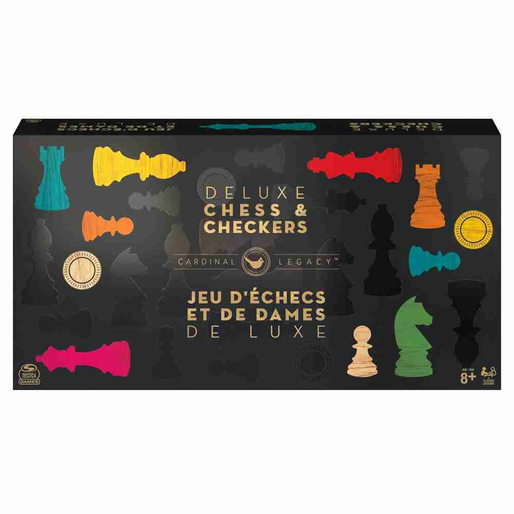 Deluxe Chess & Checker Set