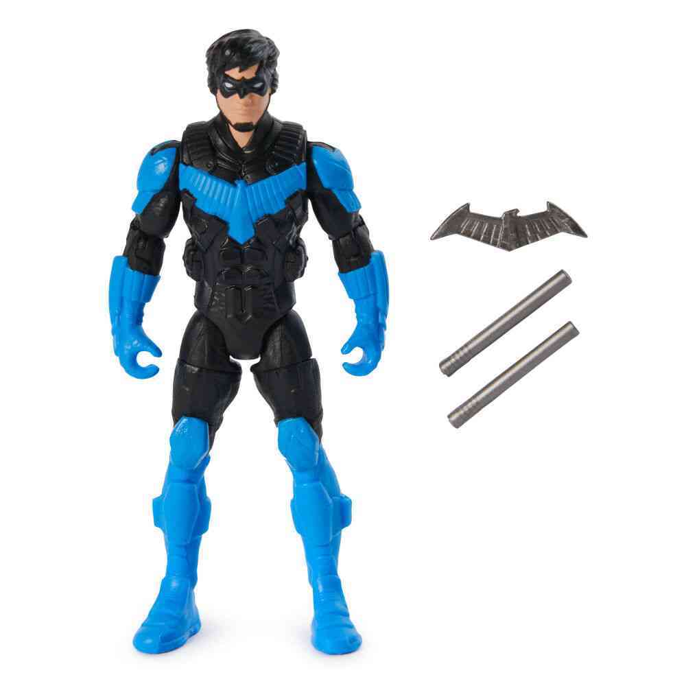 DC Batman Nightwing Figure 10cm & 2 Surprise Accessories