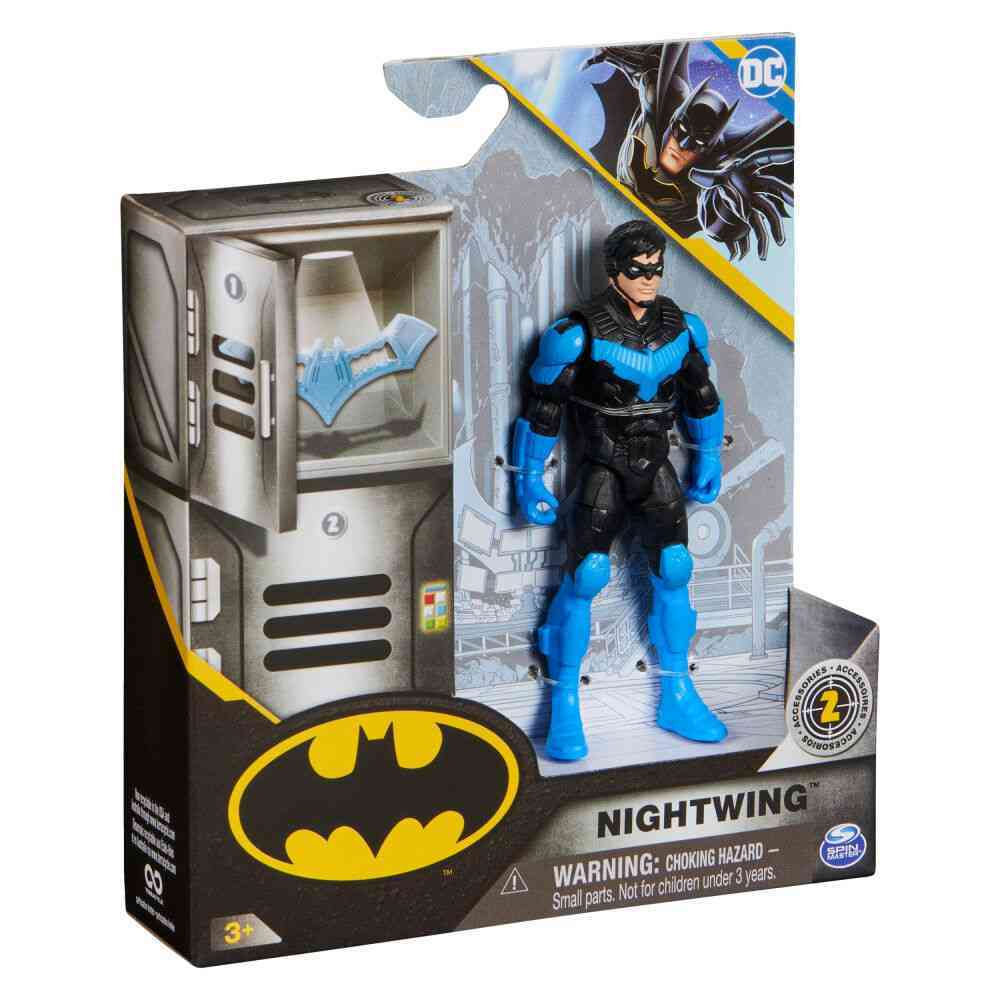 DC Batman Nightwing Figure 10cm & 2 Surprise Accessories