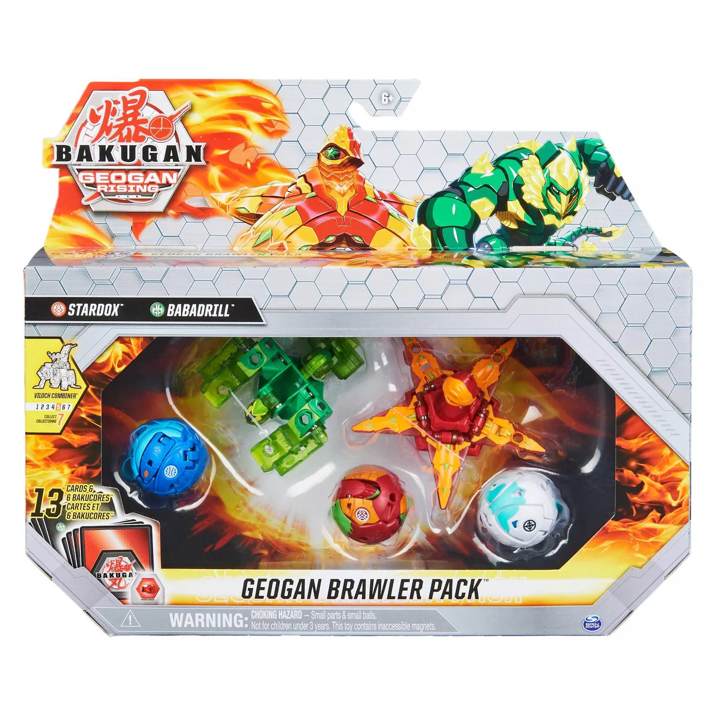 Bakugan Geogan Brawler Pack - Stardox & Babadrill