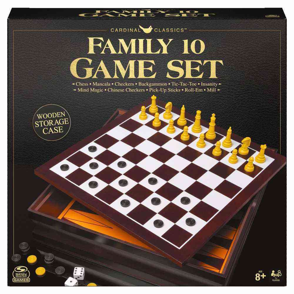 Cardinal Classics 10-Game Set in Cabinet